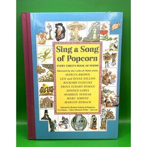 Sing a Song of Popcorn Book Caldecott Medal Artists Children's Poetry Poems 1988